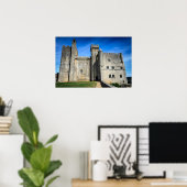 Middeleeuwse kasteelposter château de Beynac Poster (Thuiskantoor)