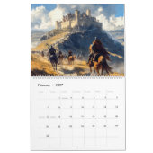 Middeleeuwse kastelen: historische kunstkalender kalender (Feb 2027)
