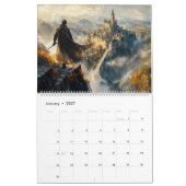 Middeleeuwse kastelen: historische kunstkalender kalender (Jan 2027)