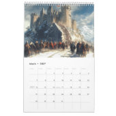 Middeleeuwse kastelen: historische kunstkalender kalender (Mar 2027)
