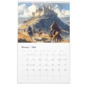 Middeleeuwse kastelen: historische kunstkalender kalender (Feb 2026)