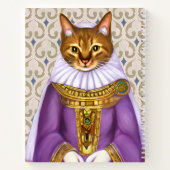 Middeleeuwse kat Maiden Journal Notitieboek (Achterkant)
