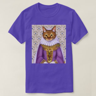 Middeleeuwse kat Maiden T-shirt