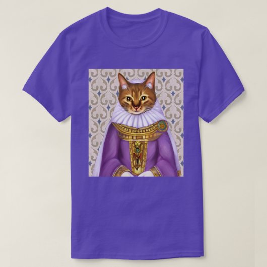 Middeleeuwse kat Maiden T-shirt (Design voorkant)