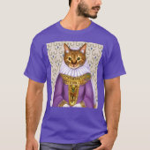 Middeleeuwse kat Maiden T-shirt (Voorkant)