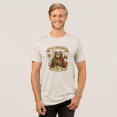 Middeleeuwse Kat Ridder Meme T-shirt | Grappige Fa (Voorkant volledig)