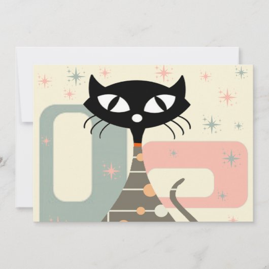 Middeleeuwse kat uit de middeleeuwen Moderne Aankondiging (Voorkant)