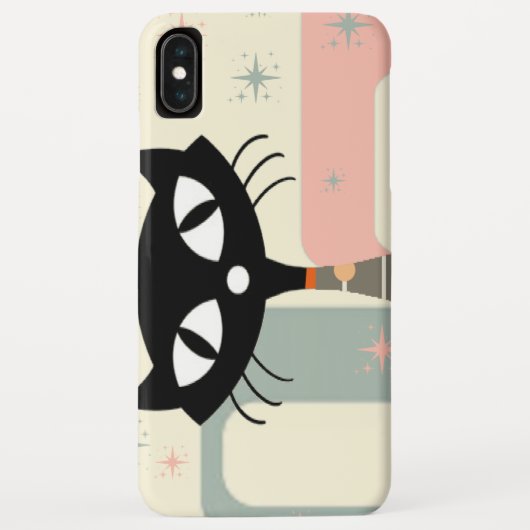 Middeleeuwse kat uit de middeleeuwen Moderne Case-Mate iPhone Case (Achterkant)