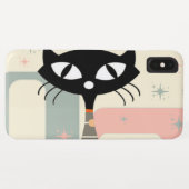 Middeleeuwse kat uit de middeleeuwen Moderne Case-Mate iPhone Case (Achterkant (horizontaal))