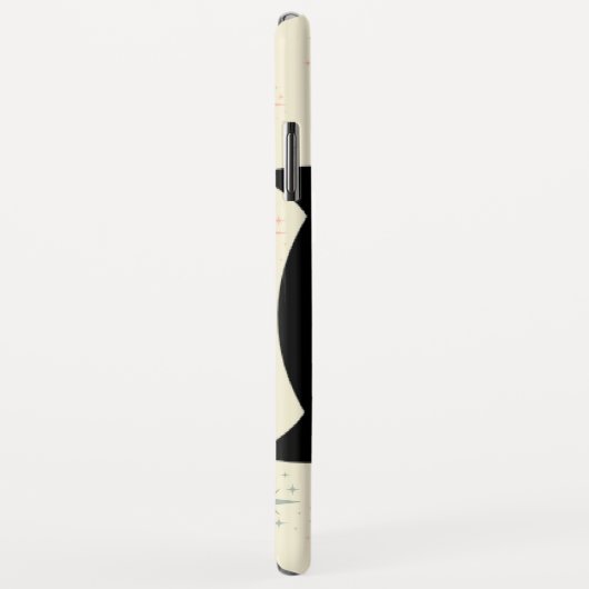 Middeleeuwse kat uit de middeleeuwen Moderne Case-Mate iPhone Case (Achterkant/rechts)