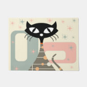 Middeleeuwse kat uit de middeleeuwen Moderne Deurmat (Voorkant)