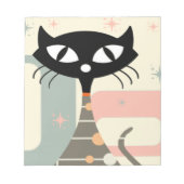 Middeleeuwse kat uit de middeleeuwen Moderne Notitieblok (Voorkant)