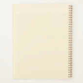 Middeleeuwse kat uit de middeleeuwen Moderne Planner (Achterkant)