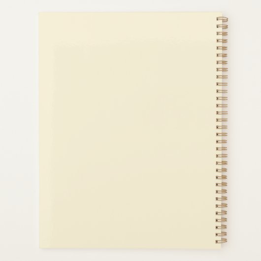 Middeleeuwse kat uit de middeleeuwen Moderne Planner (Achterkant)