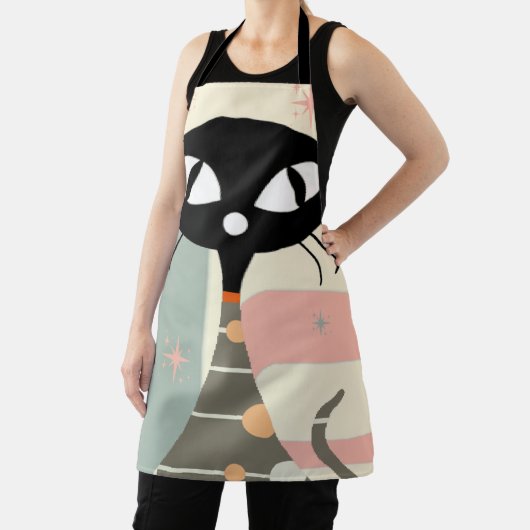 Middeleeuwse kat uit de middeleeuwen Moderne Schort (Insitu)