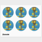 middeleeuwse kelk' ronde sticker (Vel)