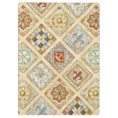 Middeleeuwse keramische Tegel kroontjes Fleur de L Klembord (Achterkant)