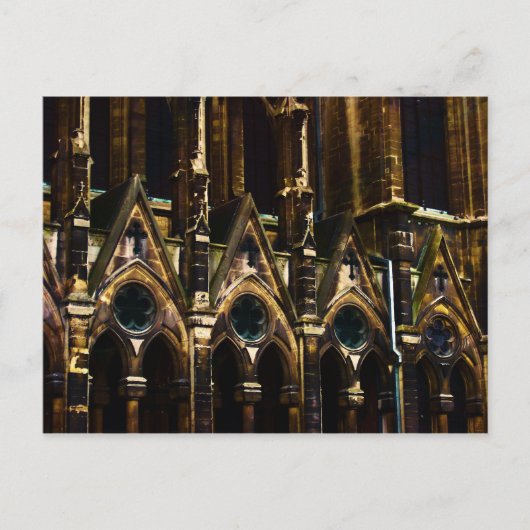 Middeleeuwse kerk ~ Briefkaart (Voorkant)