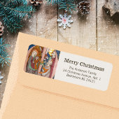  middeleeuwse kerst etiket