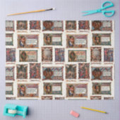  middeleeuwse kerstcollage tissuepapier (Craft)