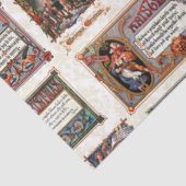  middeleeuwse kerstcollage tissuepapier (Detail)