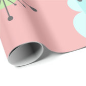 Middeleeuwse Kerstmis Snowmen Cadeaupapier (Rol Hoek)