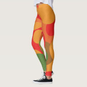 Middeleeuwse kleurrijke cirkels leggings (Links)