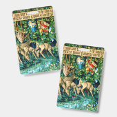 Middeleeuwse Koning Arthur William Morris Badge (Voor- en achterkant)