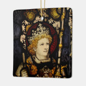 middeleeuwse koningsdag keramisch ornament (Links)