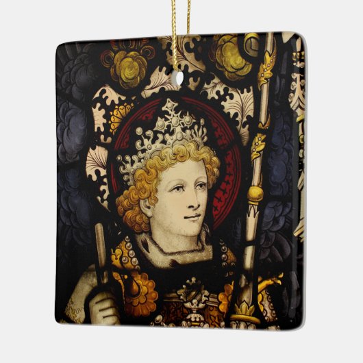 middeleeuwse koningsdag keramisch ornament (Links)