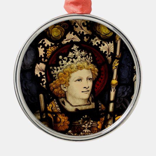 middeleeuwse koningsdag metalen ornament (Voorkant)