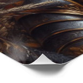 Middeleeuwse krijger perfect poster (Hoek)