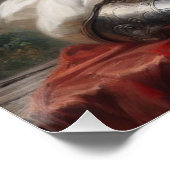 middeleeuwse krijger prinses perfect poster (Hoek)