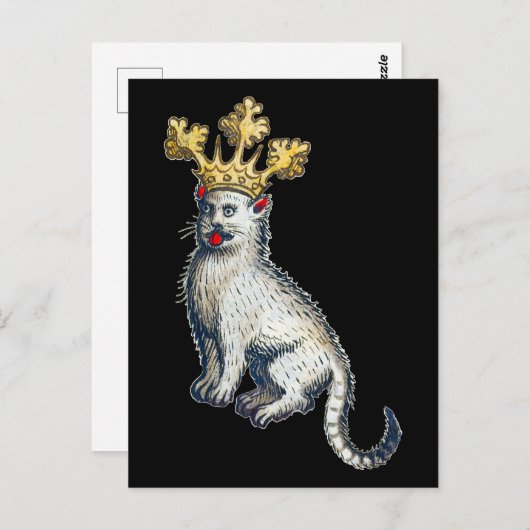 Middeleeuwse kroon briefkaart (Voorkant / Achterkant)