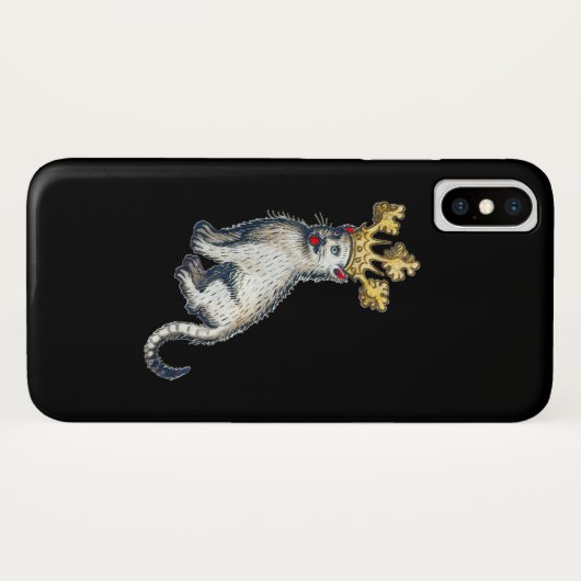 Middeleeuwse kroon Case-Mate iPhone case (Achterkant (horizontaal))