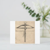 middeleeuwse kruisboog-8 briefkaart (Staand voorkant)