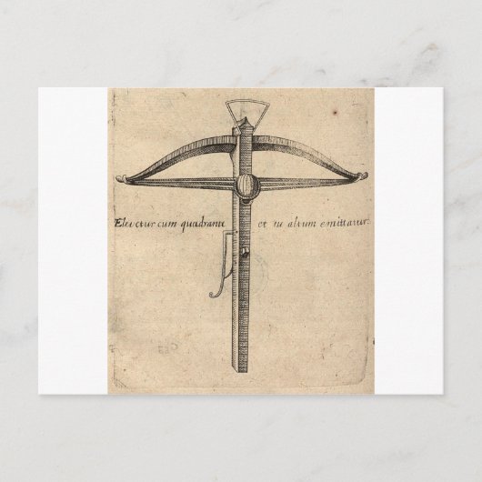 middeleeuwse kruisboog-8 briefkaart (Voorkant)