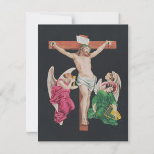Middeleeuwse kruisiging van Jezus Christus