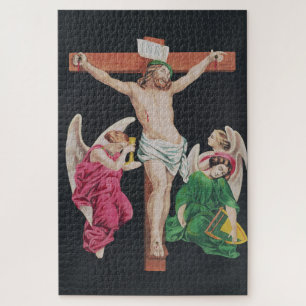 Middeleeuwse Kruisiging van Jezus Christus Legpuzzel