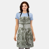 Middeleeuwse kruisiging van Jezus Christus Schort (Gedragen)