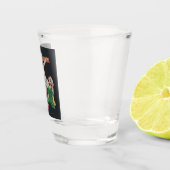 Middeleeuwse kruisiging van Jezus Christus Shot Glas (Rechts)