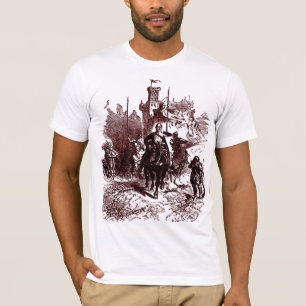 middeleeuwse kruistochten t-shirt