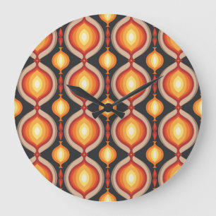 Middeleeuwse kunst: abstracte geometrische achterg grote klok