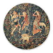 Middeleeuwse Kunst Herder en Herders Keramische Knop (Voorkant)