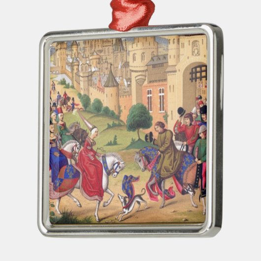 Middeleeuwse Kunst Metalen Ornament (Links)