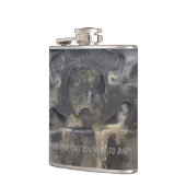 middeleeuwse Latijnse gravesteen Heupfles (Links)