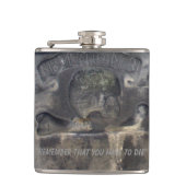 middeleeuwse Latijnse gravesteen Heupfles (Voorkant)