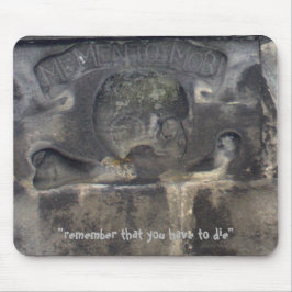 middeleeuwse Latijnse gravesteen Muismat