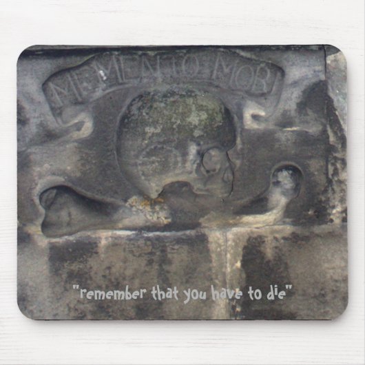 middeleeuwse Latijnse gravesteen Muismat (Voorkant)