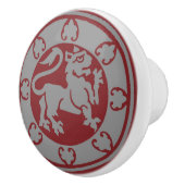 middeleeuwse leeuw keramische knop (Rechts)